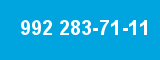 992 283-71-11